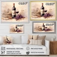 thumbnail image 4 of Designart "Curved Cabernet" Wine Wall Art Prints, 4 of 7