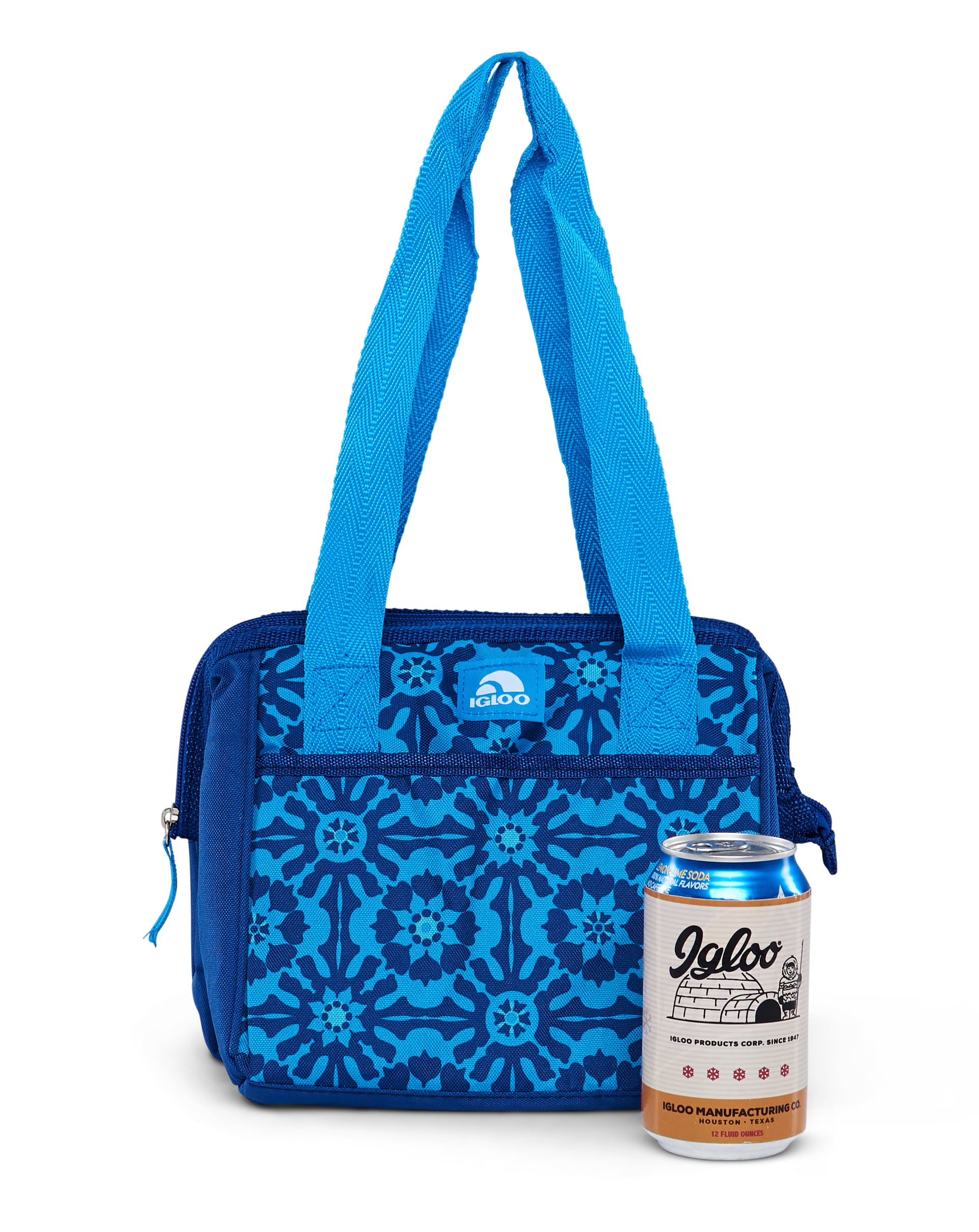 Igloo 9 Can Leftover Tote Lunch Cooler Bag - Navy 