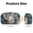 thumbnail image 5 of Rhinoceros Portable Oxford Cloth Waterproof Charger Case and Electronic Travel Case Organizer, Small Outdoor Storage Box for PC Case - 5.9x9.44x3.14 in., 5 of 6