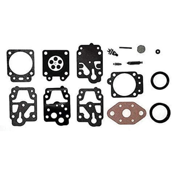 Carburetor Carb Gasket Diaphragm Rebuild Kit for Honda GX22 GX31 Maruyama LE230 Echo GT1100 & GT2101 Ryobi Trimmer Repairs Walbro WYL-240-1 and WYL-242-1 Carburetors Replaces K20-WYL