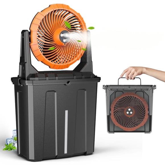 Ventilador nebulizador tipo cubo Ausic 9L portátil 20000mAh recargable
