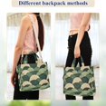 thumbnail image 4 of FORMRS Womens Corduroy Tote Bag Crossbody Shoulder Handbag with Pocket, Green Abstract Shapes, 4 of 7
