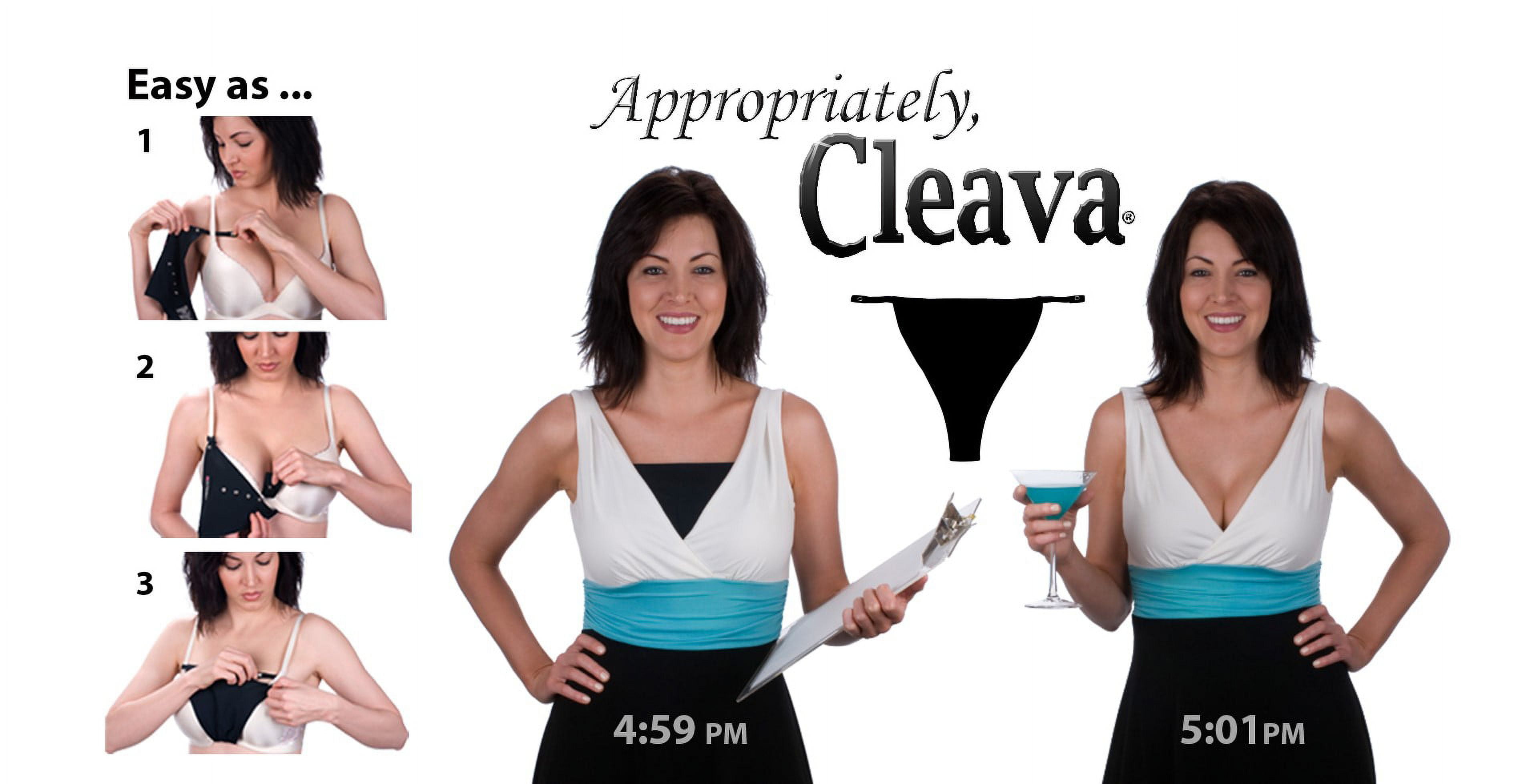 Cleavage Coverup by Cleava Snap-to-Bra Mock Camisole Original