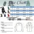 thumbnail image 3 of WEAIXIMIUNG Womens Down Jacket Women's Solid Color Mid Length Hooded Down Jacket with Drawstring Slim Fit Portable Outerwear, 3 of 9