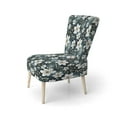 thumbnail image 3 of Designart "Whitecap Floral Serenity" White Floral Upholstered Accent Chair - Cottage Arm Chair For Living Room, 3 of 5