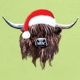thumbnail image 2 of CafePress - Highland Cow Santa Hat Xmas Long Sleeve T Shirt - Long Sleeve Infant T-Shirt, 2 of 2