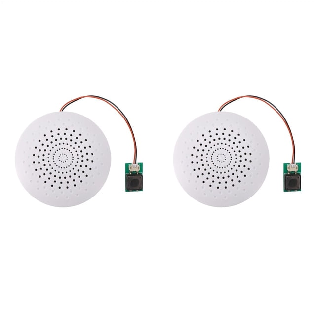 2X Caja de Módulo de Sonido USB de 8MB Puede Grabar Altavoz Recargable con Función de Reproducción de Audio MP3 Versión del Teclado