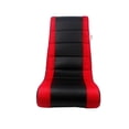 thumbnail image 4 of Rockme Chaise de Jeu Vidéo Rocker pour les Enfants Adolescents Adultes &amp; Garçons Ou Filles - Noir avec Rouge, 4 of 7