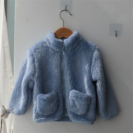 

Hunpta Baby Newborn Infant Girls Boys Warm Thick Fleece Long Sleeve Solid Winter Coat Warm Tops Clothes Jacket