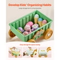 thumbnail image 5 of KFFKFF Ice Cream Cart for Kids, 27-Piece Accessory Set, Pretend Play Store with Storage Trolley, Includes Play Money, Sound & Light Features, Montessori-Inspired Ice Cream Truck Toy for Ages 3+, 5 of 9