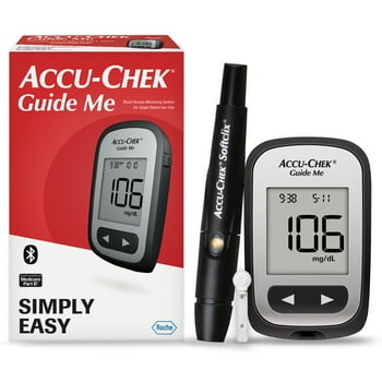 Accu-Chek Guide Me Meter es Kit with Softclix Lancing for ic Blood Glucose Testing