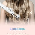 thumbnail image 5 of Curling Iron, Jungle Wave Pro Airflow Styler 2 in 1 Hair Straightener and Curler, Ionic Ceramic Flat Iron with 360° Cool Air, 1 Inch, White, 5 of 11