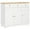 White, variant on HOMCOM Coffee Bar Cabine, Kitchen Cabinet with Drawers, Grey
