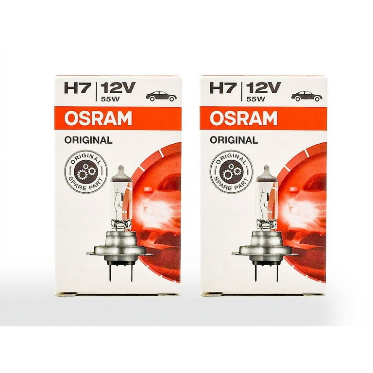 Osram Grow Lightosram H7 12v 55w Halogen Headlight Bulbs 150% Brighter,  Ece Certified