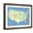 Brown Frame, variant on Art.com Usa Map With Names Of States And Cities Art Print by IndianSummer, 16" x 12"