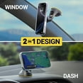 thumbnail image 4 of Scosche SMS2WD2-SP1 360° Adjustable MagicMount MagSafe Suction Cup Windshield / Dash Magnetic Mount, 4 of 11