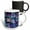 Multicolor, variant on 3drose, Image of Metallic Purple and Fuchsia Cubes with Bird, 11oz Magic Transforming Mug