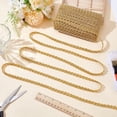 thumbnail image 4 of 21.8 Yards Gold S Wave Gimp Braid Trim Metallic Edge Trim 0.4inch Polyester Decorative Braid Trim Handcraft Lace Ribbon for Gift Jewelry Making Costume DIY Crafts Decoration diy, 4 of 9