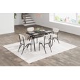 thumbnail image 2 of QinaQin Five-Piece Modern Apartment Dining and Chair Set, Including a Small Rectangular Dining Table with Storage Shelves and Four Upholstered Chairs, Is Ideal for a Breakfast Nook, 2 of 8
