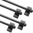 thumbnail image 1 of shiyou-Magnetic Curtain Rods Multi-Use Adjustable Appliance Metal Doors Magnetic Rods, 9-16 Inch, 1/2 Inch Diameter, 4 Pack,Black, 1 of 4
