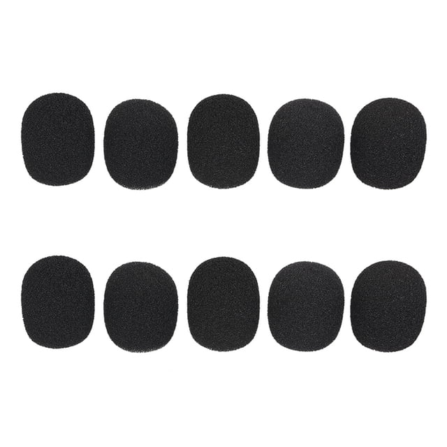 10 Pcs Mini Housse de Microphone Remplacement Mousse Housse de Microphone Téléphone Housse de Microphone Pare-Brise