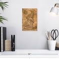 thumbnail image 3 of Elephant Stock Boho Vintage Elephant Wall Art - Vertical Canvas Wall Art - Hallway Wall Decor - Animal Canvas - Brown And Orange Decor - 8" x 12", 3 of 8