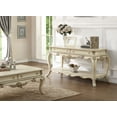 thumbnail image 4 of ACME Ragenardus 2 Drawer Wooden Console Table with Bottom Shelf in Antique White, 4 of 4
