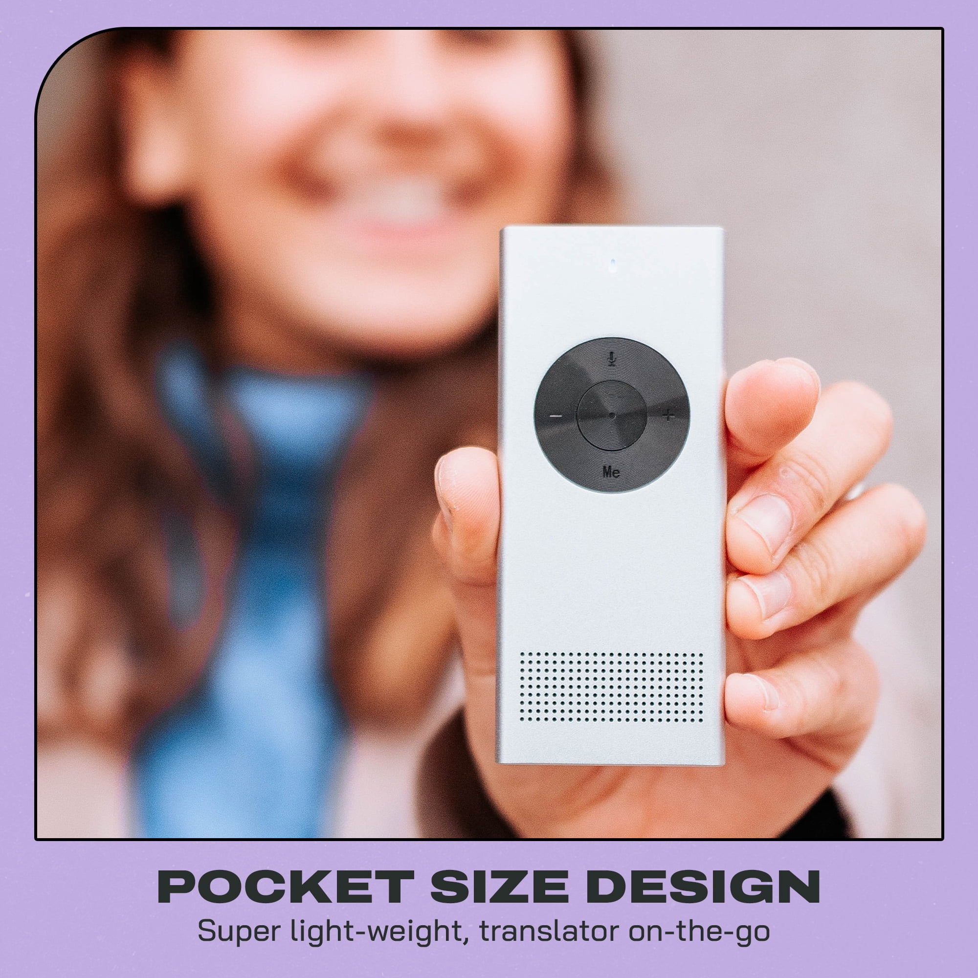 Enence Instant Language Translator. Portable Real-Time Translation