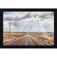 thumbnail image 2 of Nathan Larson 32x23 Black Modern Wood Framed Wall Art Titled - Montana Skies, 2 of 6