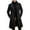 Black, variant on Men's Woolen Mid-Length Trench Coat, Black, Size XXL