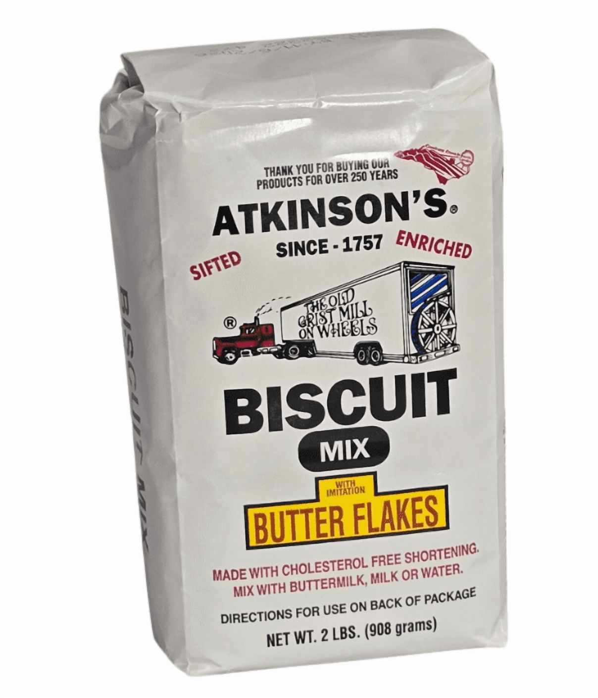 Southern Breakfast Set Grits, Biscuit Mix, Country Ham, Amish Caramel Pecan Apple Butter Holiday Gift