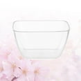 thumbnail image 5 of 10 pcs  Disposable Salad Bowl Plastic Transparent Square Dessert Storage Bowl for Home Store Kitchen (70ml), 5 of 6