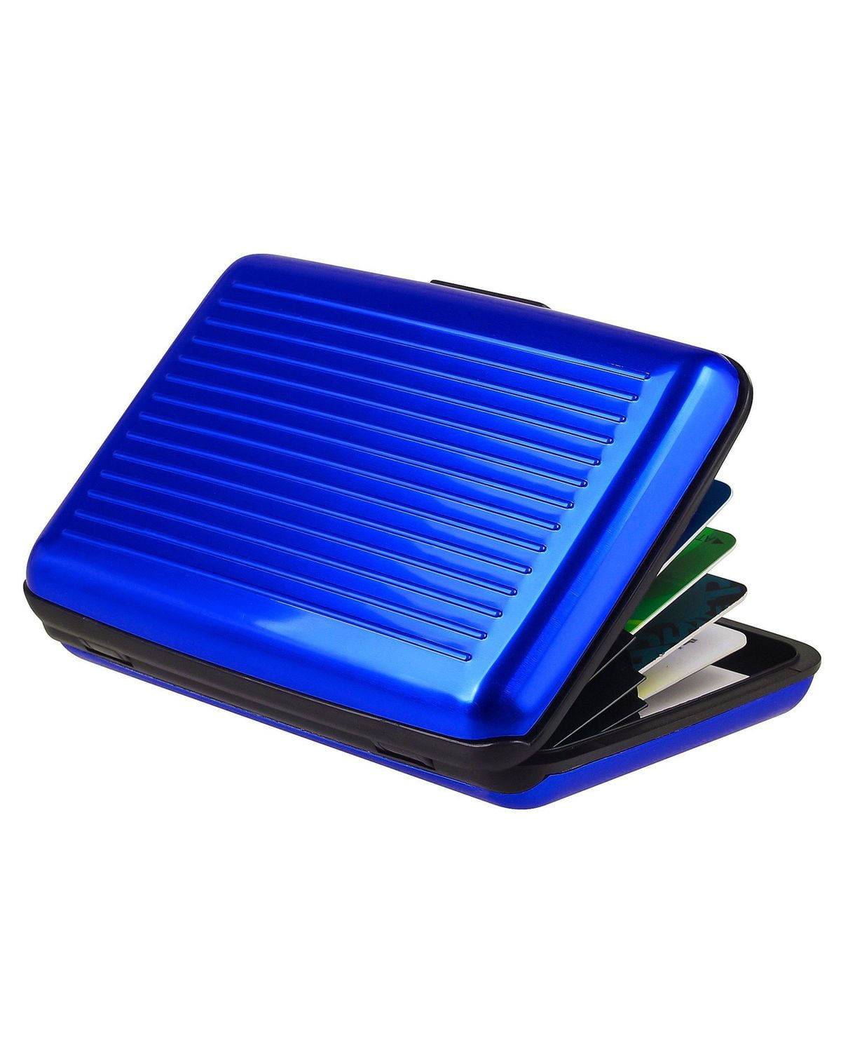 Zeeyh New Blue Business Exquisite Aluminum Id Card Credit Card Wallet