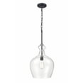 thumbnail image 2 of 4211-MB Millennium Lighting Corra - 1 Light Pendant-18 Inch Tall and 11.75 Inch Wide-Matte Black Finish    -Traditional Installation, 2 of 15