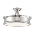 thumbnail image 3 of Savoy House Watkins 3-Light Ceiling Light in Polished Nickel, 3 of 6
