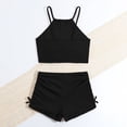 thumbnail image 6 of Tiijoy Girls' Bikini Sets 2 Piece Halter Top Shorts Swimsuit Bathing Suit, Sizes 12-16, 6 of 8