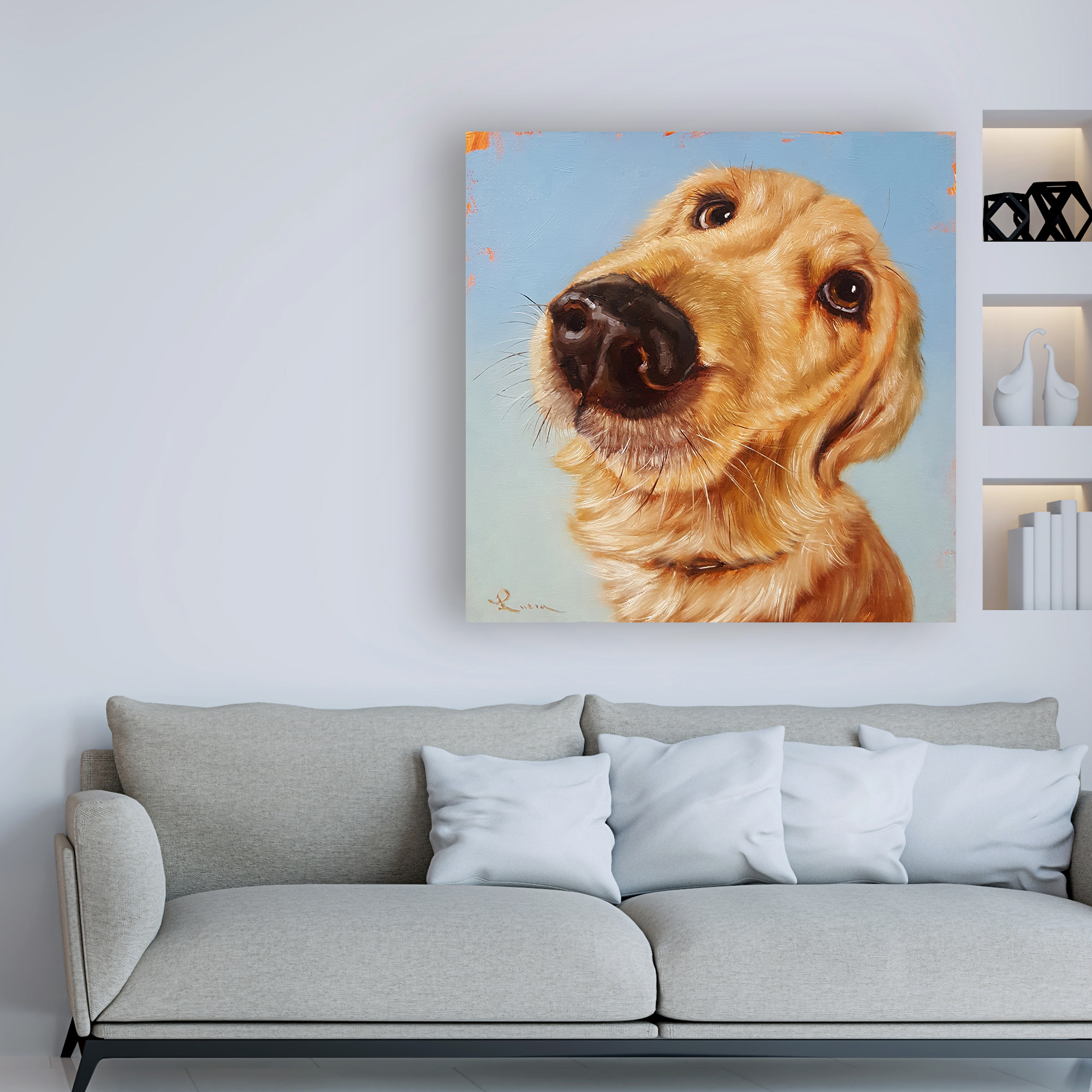 Trademark Fine Art 'Follow Your Nose 4' Canvas Art by Lucia Hefferna