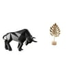 thumbnail image 1 of Figura Abstracta Moderna De Toro De Resina Y Hoja De Metal, Escultura Coleccionable Creativa Para Entrada, Mesa, Escritorio, Estante, Oficina, Decoración Del Hogar., 1 of 8