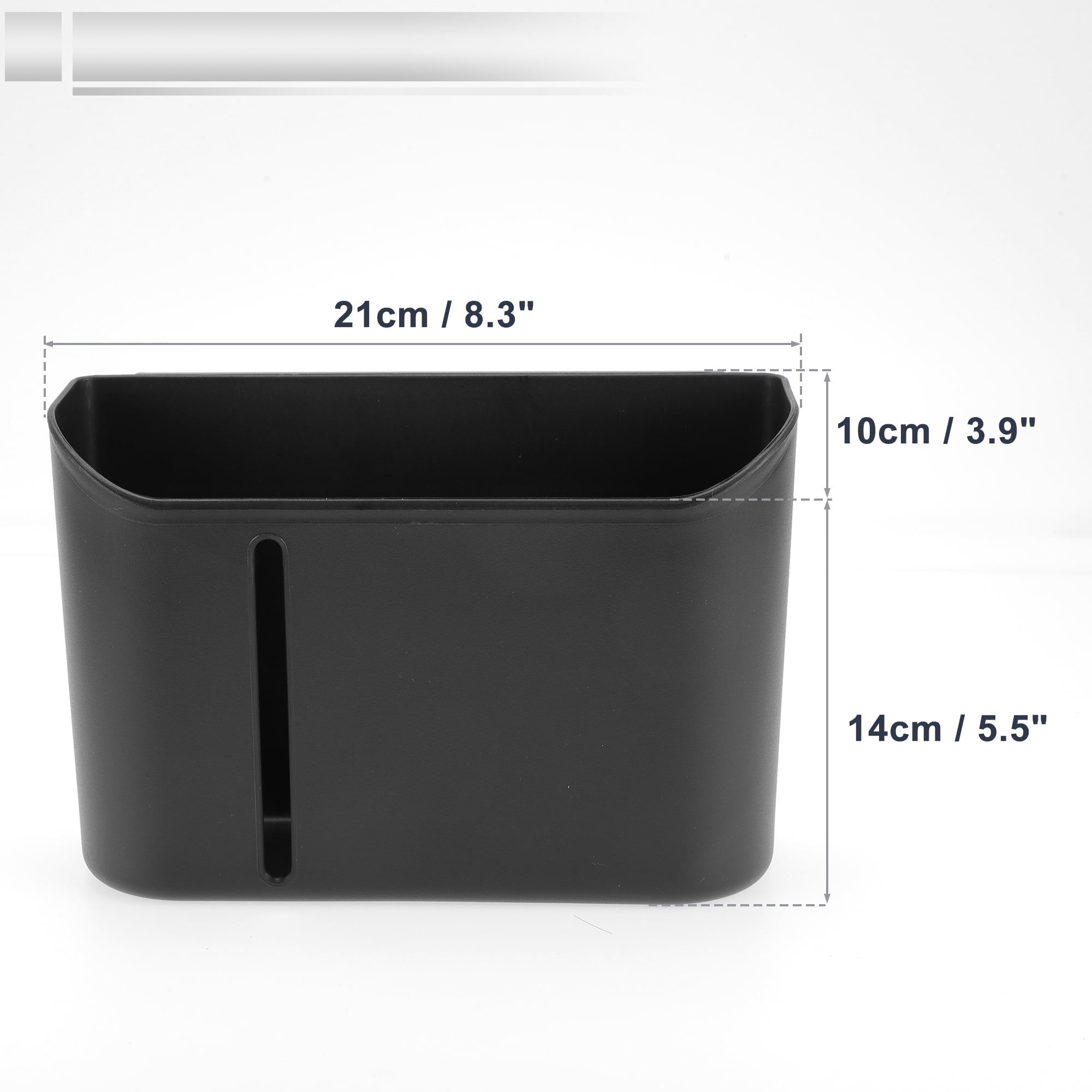 Unique Bargains Universal Car Trash Can Hanging 8.3 Length 3.9 Width 5.5 Height