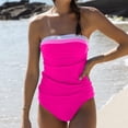 thumbnail image 3 of WILLBEST Conjunto de Bikini Con Estampado Floral Colorido Para Mujer, Traje de Baño Sexy Con Top Triangular y Braguita de Cintura Alta., 3 of 8