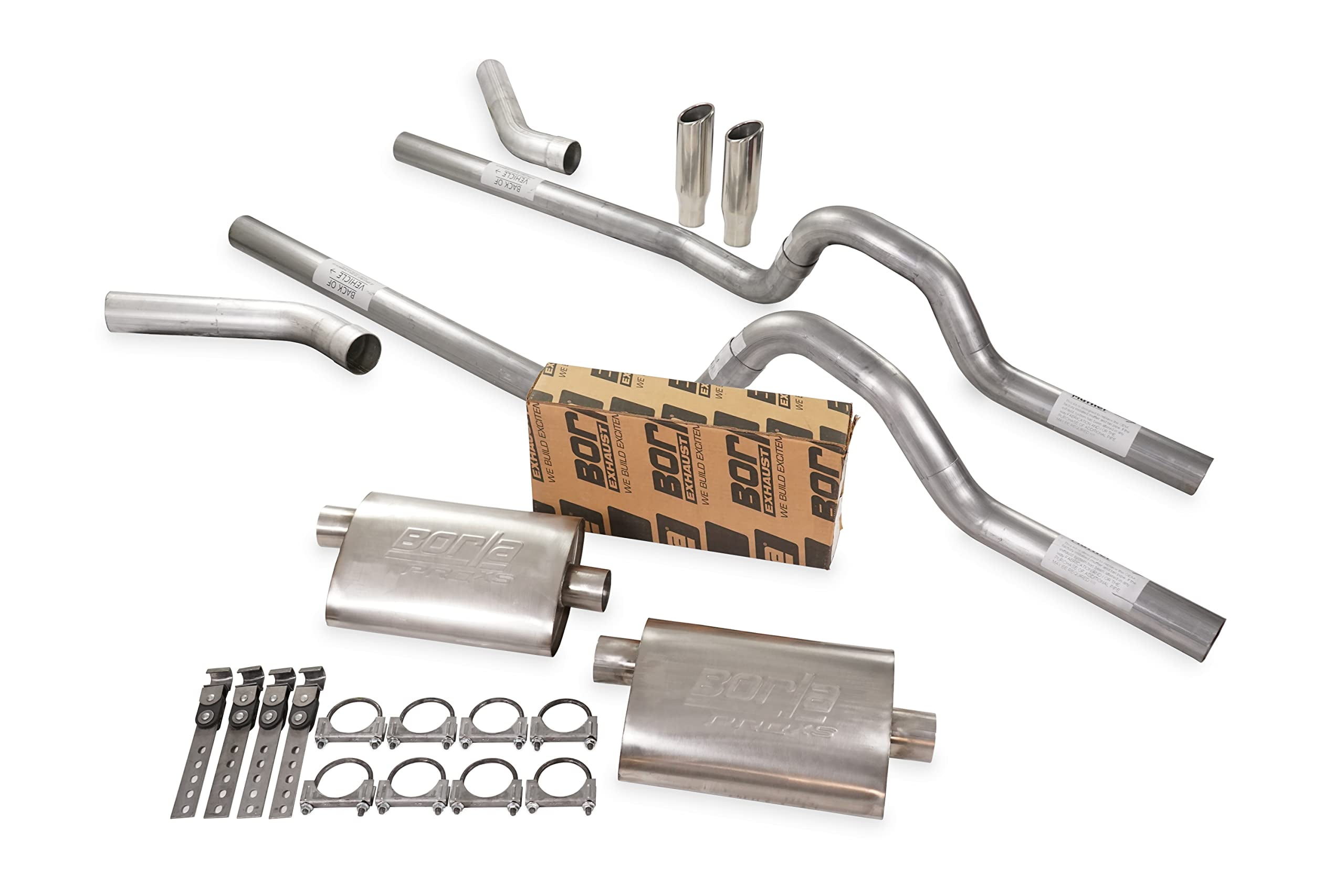 Truck Exhaust Kits Shop Line Dual Exhaust System 2.5 inch Aluminized