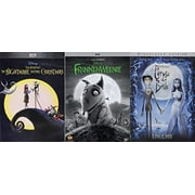 The Ultimate Animated Tim Burton Family Fun Pack: The Nightmare Before Christmas + The Corpse's Bride + Frankenweenie 3 Movie Bundle Disney