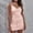 Pink, variant on Women's Casual Tennis Dress 2 Elegant Satin Dress with V Neck Open Back and Smocked Detail White S