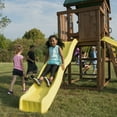 thumbnail image 4 of Swing-N-Slide Castlebrook Wooden Backyard Swing Set with Wave Slide, Curved Slide, Climbing Wall, and Swings, 4 of 12