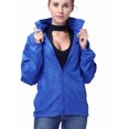 thumbnail image 4 of SAYFUT Women's/Men's Outdoor Lightweight Windbreaker Jacket Waterproof Rain Jacket Drawstring Hooded Zip-Up Sport Windbreaker Blue/Red/Black/Green, 4 of 8