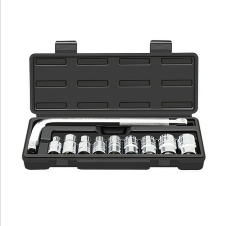 

Car Tire Change Tool Set Car Tire Removal 10-Piece Socket Wrench Car Emergency Combination