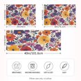 thumbnail image 2 of Yayeee Pillowcase King Size Set of 2 Satin Wrinkle Resistant Pillow Case, Colorful Flowers Pattern, 2 of 7