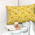 thumbnail image 4 of Pofeuu Cool Duck With Yellow Strip Print Polyester Microfiber Plush Pillowcases, Super Soft and Cozy Pillow Case Covers with Envelop Closure（Pillow core not included）-14"x20", 4 of 6