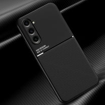 Dteck Protective Case Compatible with Samsung Galaxy S23 FE, Slim Fit Shock-Absorption Flexible Soft TPU Cover for Samsung S23 FE 5G,Black