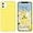 Lemon Yellow, variant on iPhone 11 Case, iPhone 11 Phone Case Liquid Silicone Gel Rubber Slim Phone Case Soft Anti-Scratch Durable Microfiber Lining Full Body Shockproof Protective Cover iPhone 11 6.1", Grapefruit